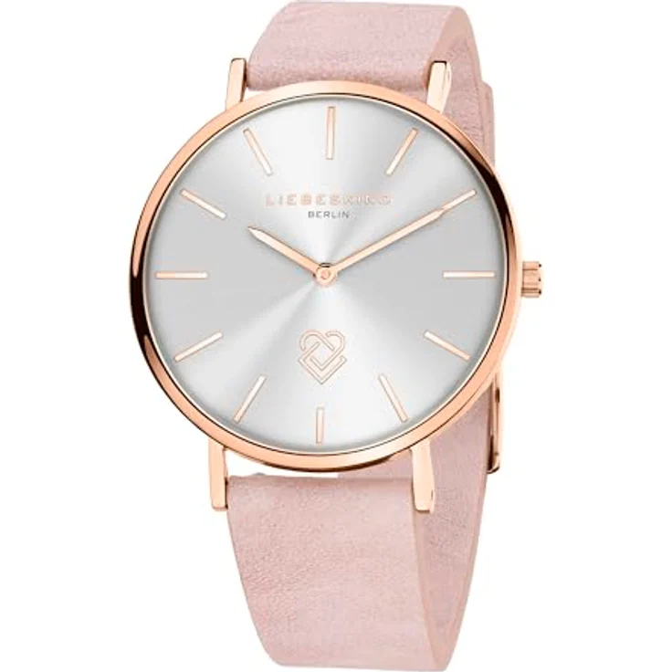 Liebeskind Berlin Armbanduhr LT-0399-LQ IP Roségold, Quarz-Damenuhr mit Edelstahlgehäuse und Echtlederband – Bild 2