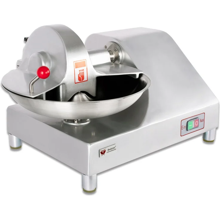 Beeketal BFK9 Tischkutter, leistungsstarker Zerkleinerer mit 400 Watt und 6,4 Litern Volumen, Edelstahlmesser