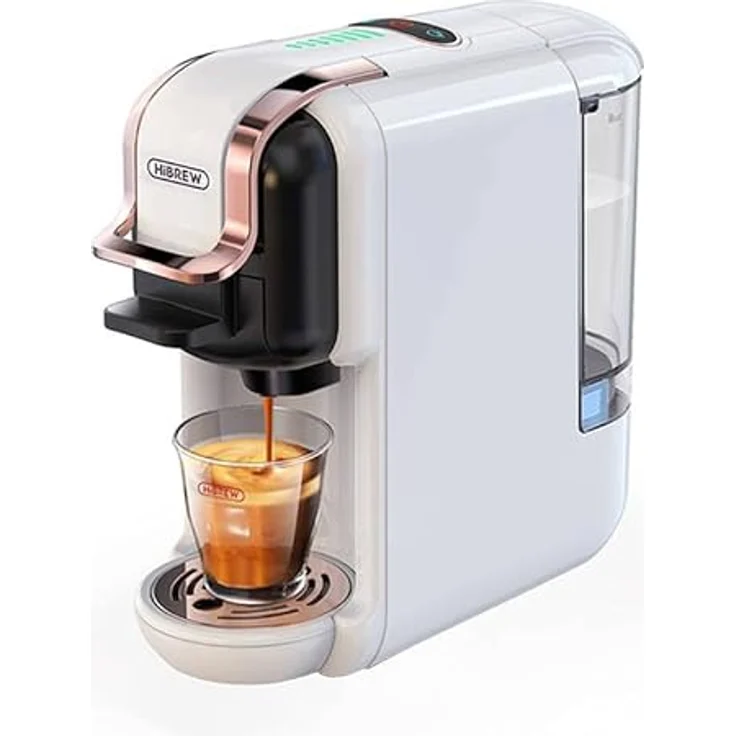 HiBREW 5-in-1-Kapselkaffeemaschine H2B, 1450 W, 19 bar, 600 ml, weiß – Bild 2