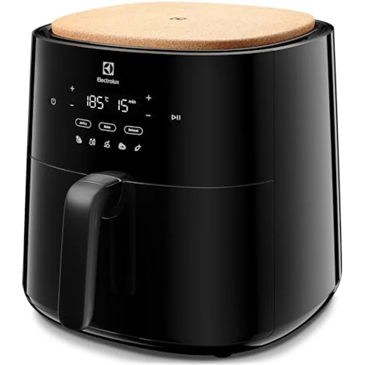 Electrolux Airfryer Serie 700 EAF7B, Heißluftfritteuse zum Braten, Grillen oder Backen, kompaktes Design, voreingestellte Funktionen und Rezepte, antihaftbeschichtete Oberfläche – Bild 2