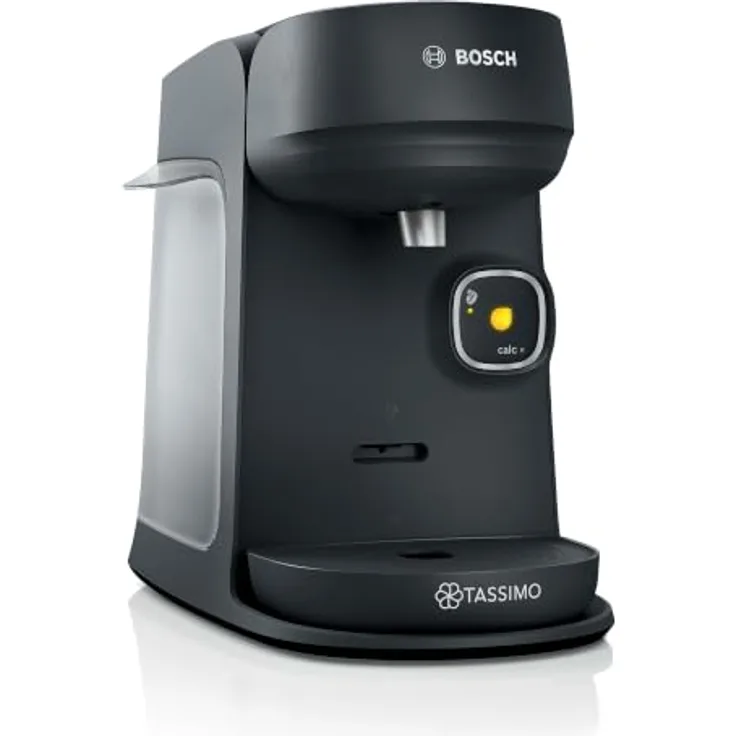 Bosch TAS172B Kaffeepadmaschine, 0.85 l Wassertank, 1400 W, INTELLIBREW Barcode-Technologie, IntensityBoost, One-Touch-Bedienung