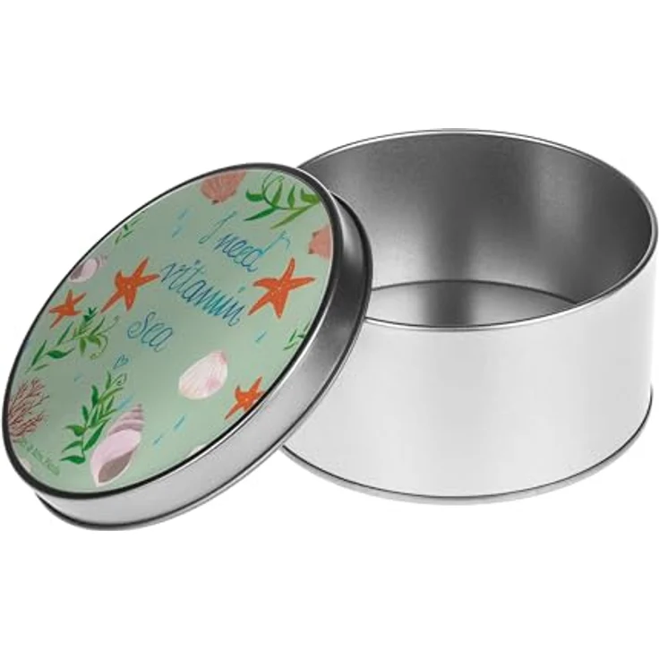 Mr. & Mrs. Panda Teedose Vitamin Sea, Runde Metalldose mit exklusivem Design zur Aufbewahrung von Keksen und Erinnerungsstücken, 150 mm – Bild 5