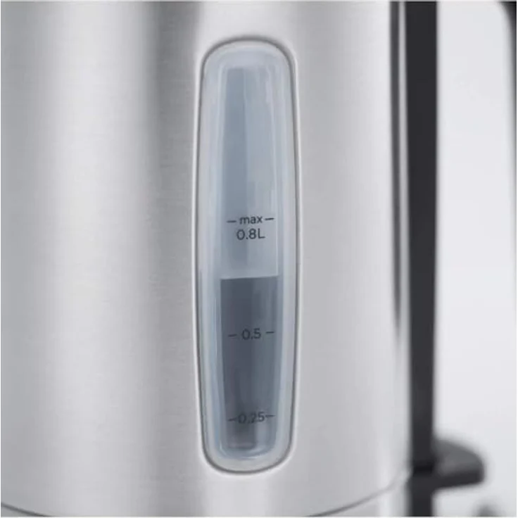 Russell Hobbs Mini-Wasserkocher Compact Edelstahl, 0,8l, 2200W, LED Beleuchtung, Kalkfilter, optimierte Ausgusstülle, platzsparend, kleiner Reisewasserkocher, kompakter Teekocher 24190-70 – Bild 5