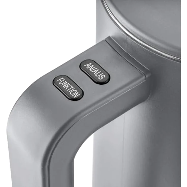 KLAMER Wasserkocher Edelstahl 1,5L 1800W grau mit Temperatureinstellung 40-100°C, Teekocher BPA-frei – Bild 5