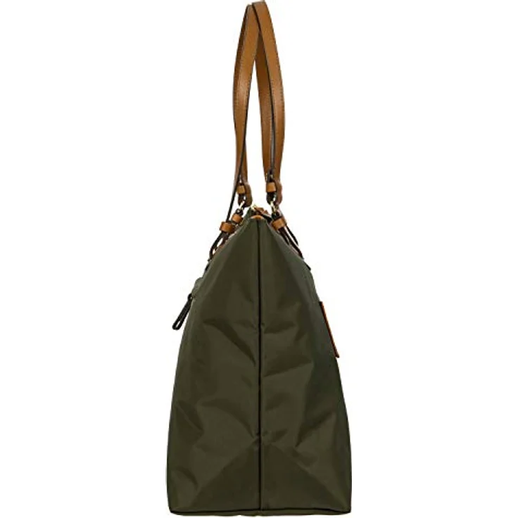 Brics X-BAG SHOPPINGBAG, Handtasche und Einkaufstasche mit A4-Hauptfach und Reißverschlussetui, Grün – Bild 4