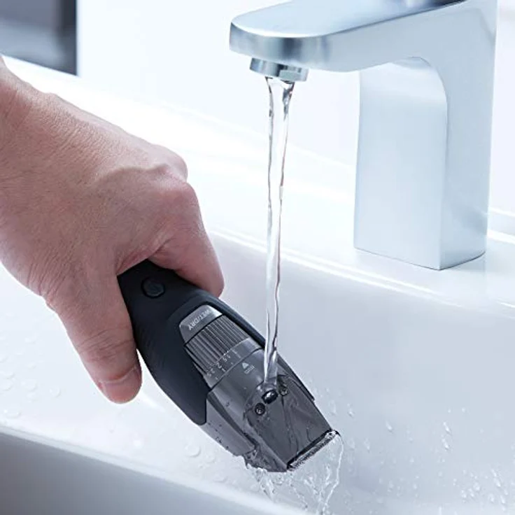 Panasonic ER-GB44-H503 Wet&Dry Bartschneider mit Kammaufsatz Edelstahlklingen waschbar inkl. Aufbewahrungstasche – Bild 5