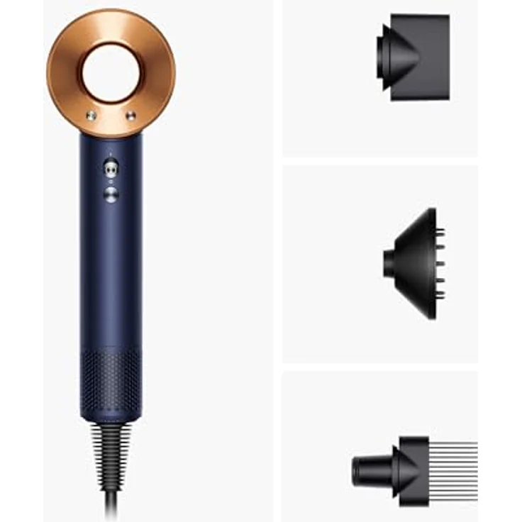 Dyson Supersonic™ Haartrockner Curly+Coily, schneller Luftstrom, intelligente Temperatur-Regulierung, Nachtblau/Kupfer – Bild 3