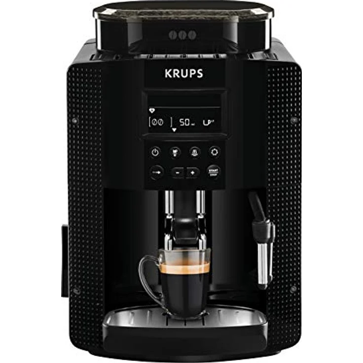 Krups Kaffeevollautomat 15 bar Automatische Reinigung Schwarz, mit Milchsystem – Bild 2