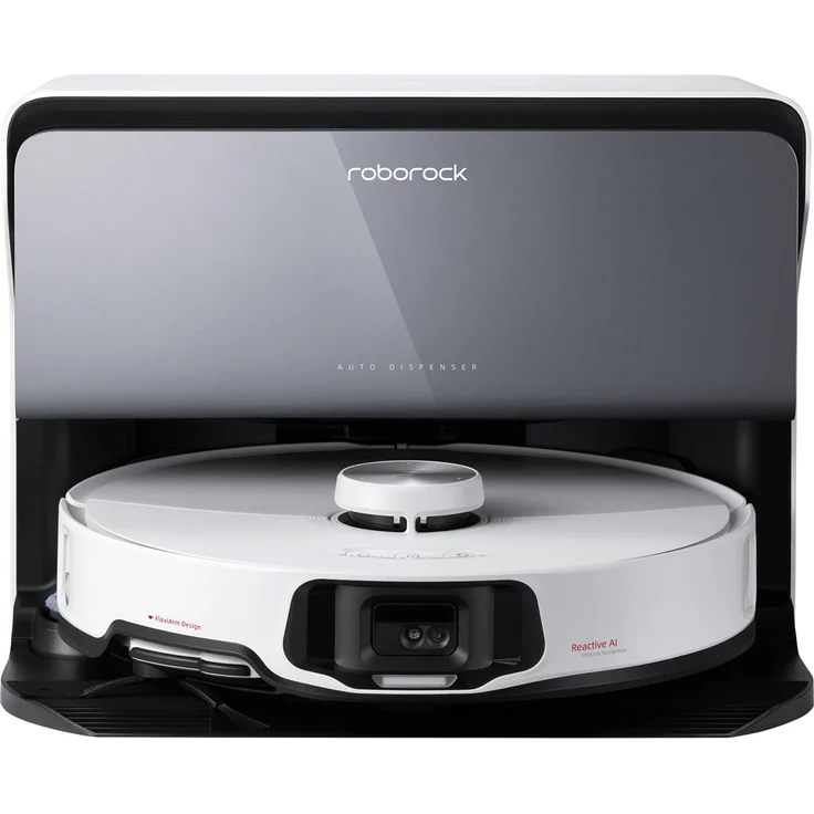 Roborock S8 MaxV Ultra Weiß (Version mit Wasseranschluss) Saug-Wisch-Roboter mit automatischer Nachfüllstation – Bild 1