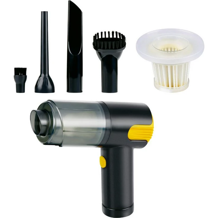 Dunlop Handstaubsauger, kabelloser Akku Staubsauger 12V für Auto und Büro