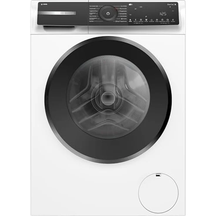Bosch WGH244A40 Serie 6 Smarte Waschmaschine 9 kg 1400 U/min i-DOS Fleckenautomatik Iron Assist Speed Perfect Active Water Plus Hygienisch Waschen, Weiß – Bild 1