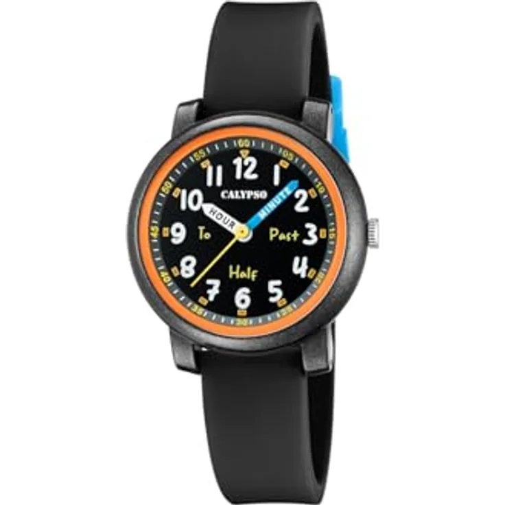 CALYPSO Analog K5827/6, Unisex Armbanduhr in Schwarz 11mm Kalender