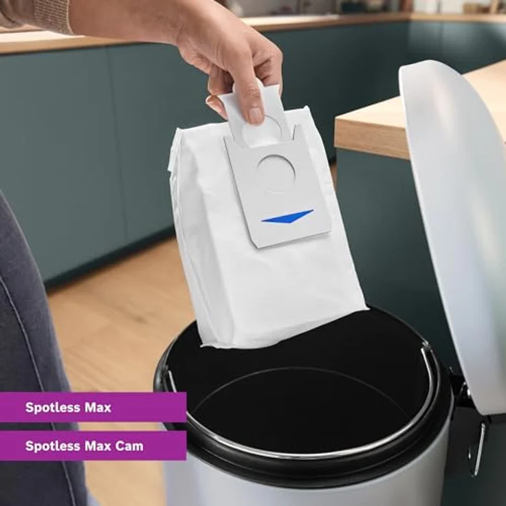 BOSCH Staubbeutel BHZRDB für Spotless Max & Max Cam, 3 Liter Kapazität, 3er Pack, weiß – Bild 6