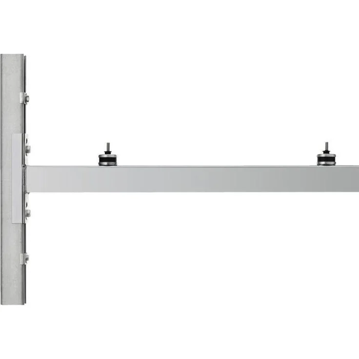 Stiebel Eltron WK 1.1, Wandkonsole für Klimaanlagen, höhenverstellbar, korrosionsgeschützter verzinkter Stahl, Silber