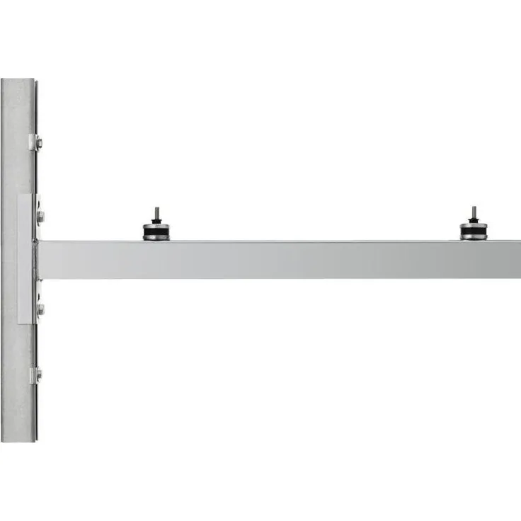 Stiebel Eltron WK 1.1, Wandkonsole für Klimaanlagen, höhenverstellbar, korrosionsgeschützter verzinkter Stahl, Silber
