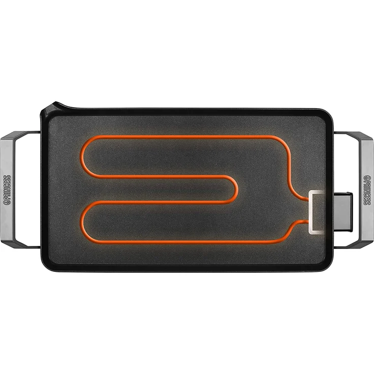 Princess 01.103110.01.001 Premium XL Tischgrill-Teppanyaki-Grill mit einer 46 x 26 cm großen Bratfläche, 2500 Watt, 103110, Schwarz – Bild 6