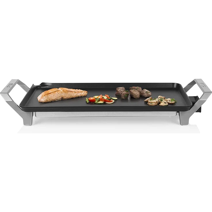Princess 01.103110.01.001 Premium XL Tischgrill-Teppanyaki-Grill mit einer 46 x 26 cm großen Bratfläche, 2500 Watt, 103110, Schwarz – Bild 5
