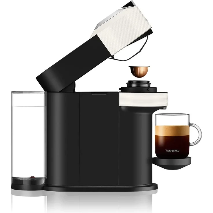 De'Longhi Nespresso Vertuo Next ENV120.WAE Kapselmaschine Bundle weiß inkl. Aeroccino Milchaufschäumer – Bild 4