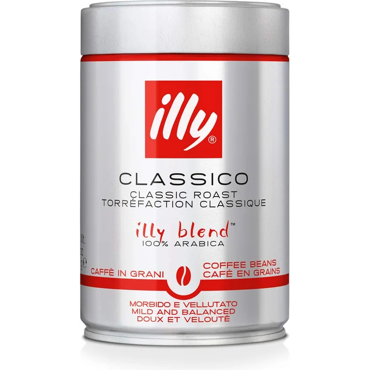 Illy Espresso, 100% Arabica Kaffee, ganze Bohnen, mittlerer Röstgrad, Dose, 250g – Bild 1