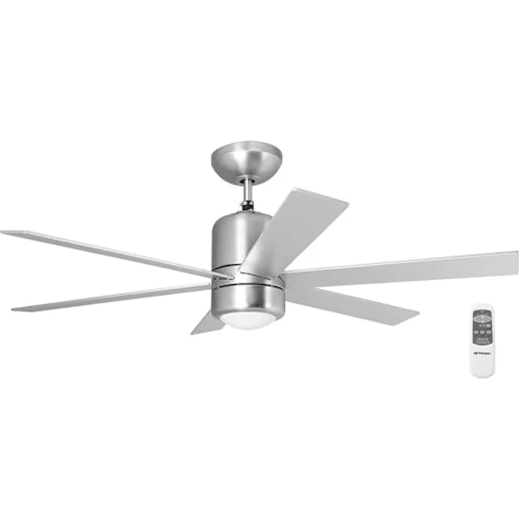 Orbegozo CP – Deckenventilator mit Licht und Fernbedienung, 4 Blatt, 105 cm Durchmesser, Leistung 60 W und 3 Geschwindigkeitsstufen 6 Flügel – Bild 2