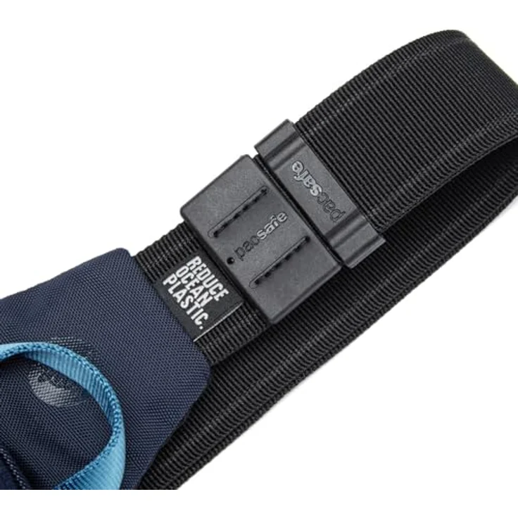 Pacsafe Vibe 150 Umhängetasche RFID, kompakte Handtasche mit Anti-Diebstahl-Funktionen, 16 cm, Blau – Bild 12