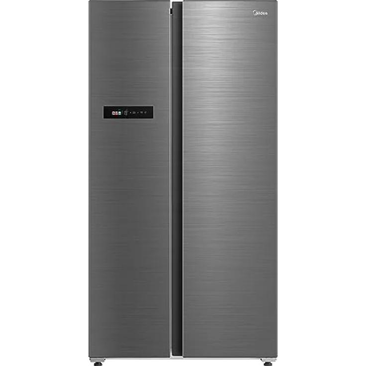 Midea MDRS791MIC46 Side by Side/Kühlschrank/Total NoFrost/Farbe Inox/Kompressor Inverter Quattro/LED-Display/Gefrierteil separat steuerbar/LED Beleuchtung – Bild 1