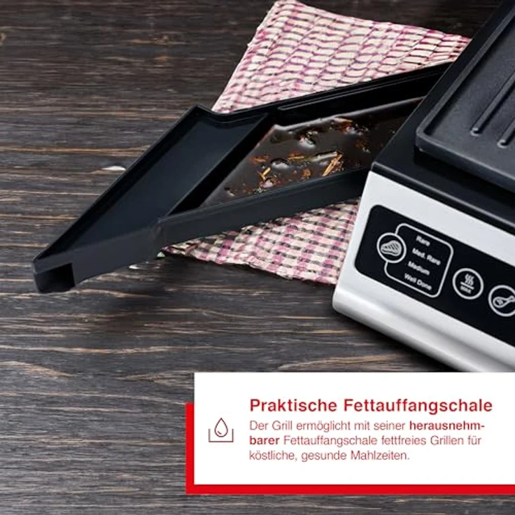 Solis Waffle & Contact Grill Pro, Kontaktgrill mit 2000 Watt Leistung, 5 Grillprogrammen und Edelstahl-Design – Bild 4