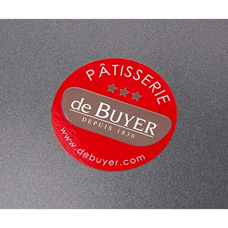 DE BUYER Tortenform, Edelstahl, schwarz, 27.9 x 20.1 x 10.9 cm – Bild 6