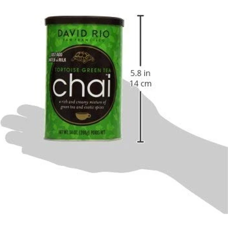 David Rio Tortoise Green Chai Tea 398g, Instanttee, kleine Dose – Bild 4