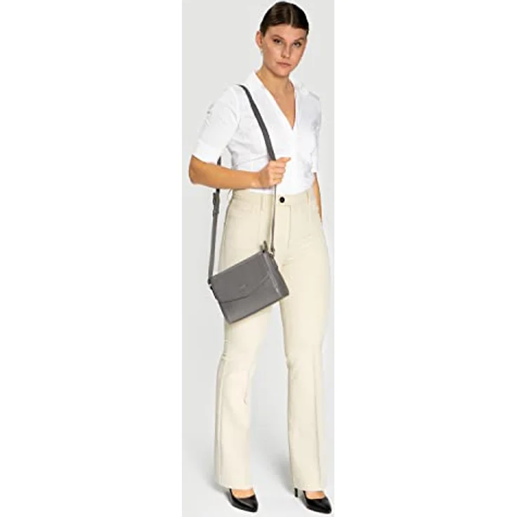 Lazarotti Umhängetasche Bologna Leather, Leder – Bild 3