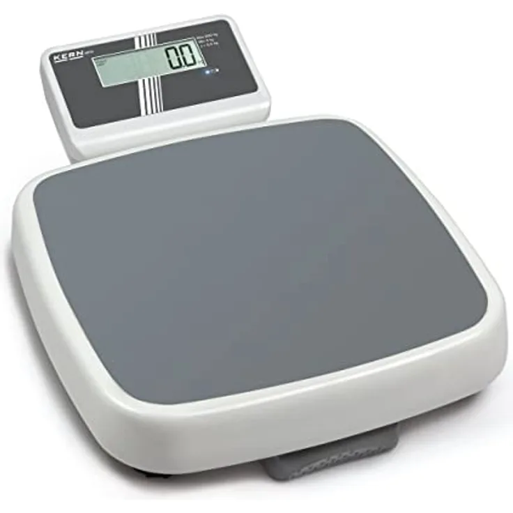 Kern Bilancia pesapersone step-on professionale, Robuste Personenwaage für den professionellen Einsatz, ergonomisch, hygienisch, höhenverstellbare Gummifüße, Libelle.