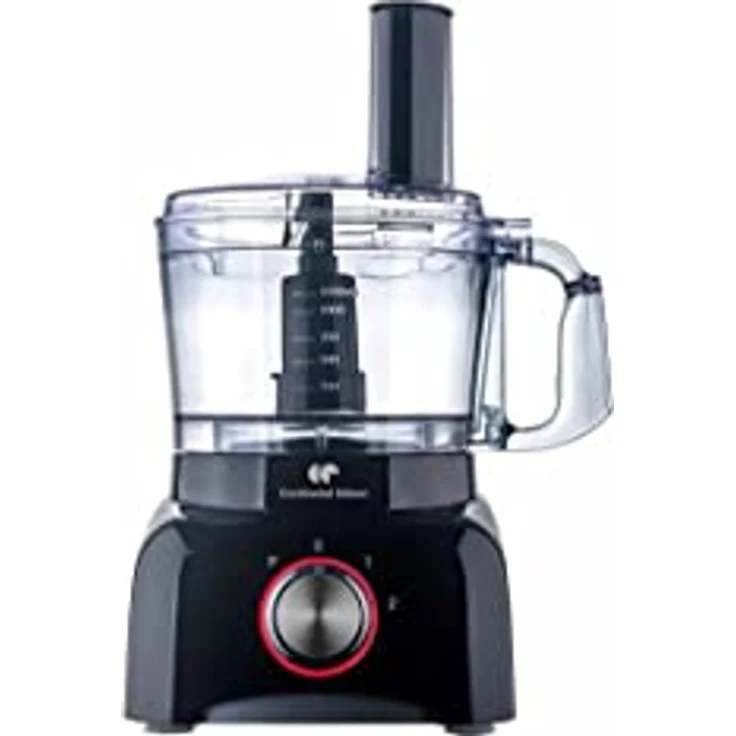 CONTINENTAL EDISON CERM600B Multifunktionsroboter, 600 Watt, elegante schwarze Edelstahlküchenmaschine für vielseitige Zubereitungsmethoden – Bild 3