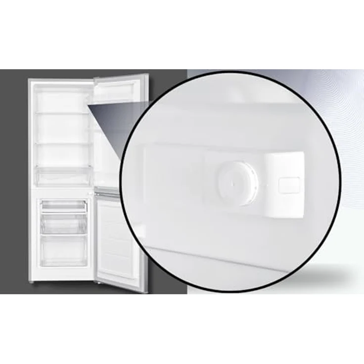 PKM KG230KHEIX Kühlgefrierkombination 173L, Inox silber mit LED-Beleuchtung – Bild 5