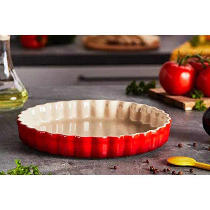 Le Creuset TARTE-FORM 24 CM KIRSCHROT – Bild 5