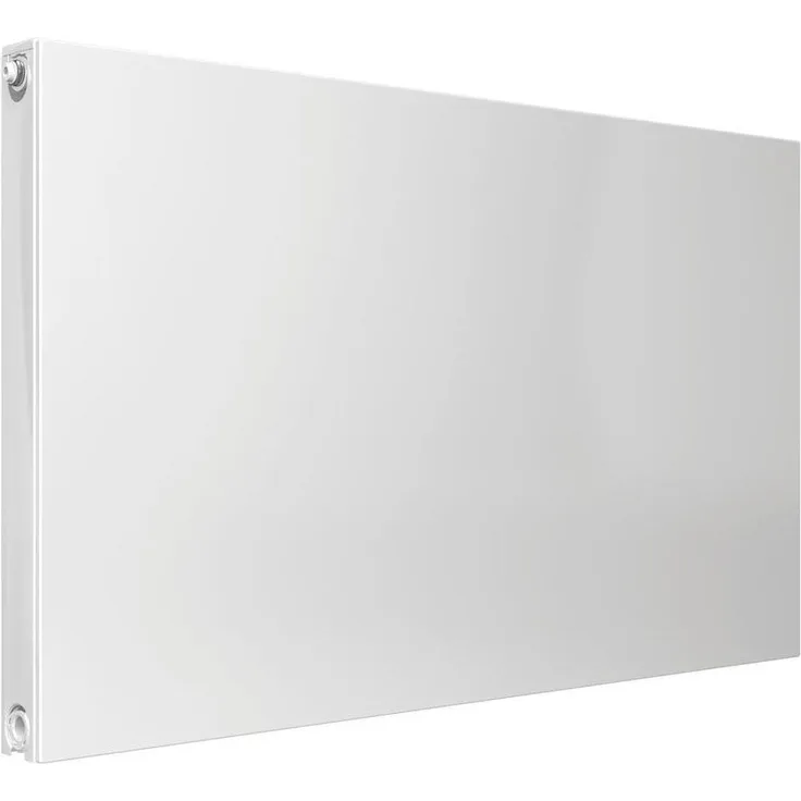 Henrad Flachheizkörper ST-P-22/60/040, 654 W, 600x400 mm, Weiss, integriertes Thermostatventil, EN 442-1 Qualität