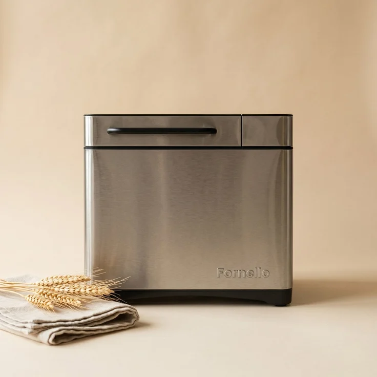 Fornello Supremo Brotbackautomat 710 W mit 19 Programmen, PFAS-freier Keramik-Backform, 15-Stunden-Timer und automatischem Zutaten-Spender – Bild 1