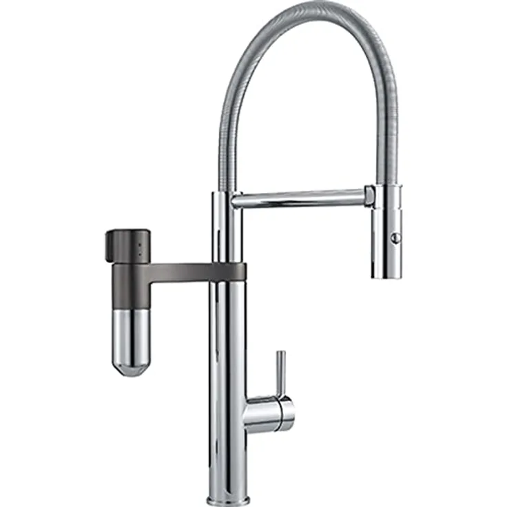 Franke 120.0621.230 VITAL SEMI-PRO Einhebelmischer, Chrome/Gun Metal