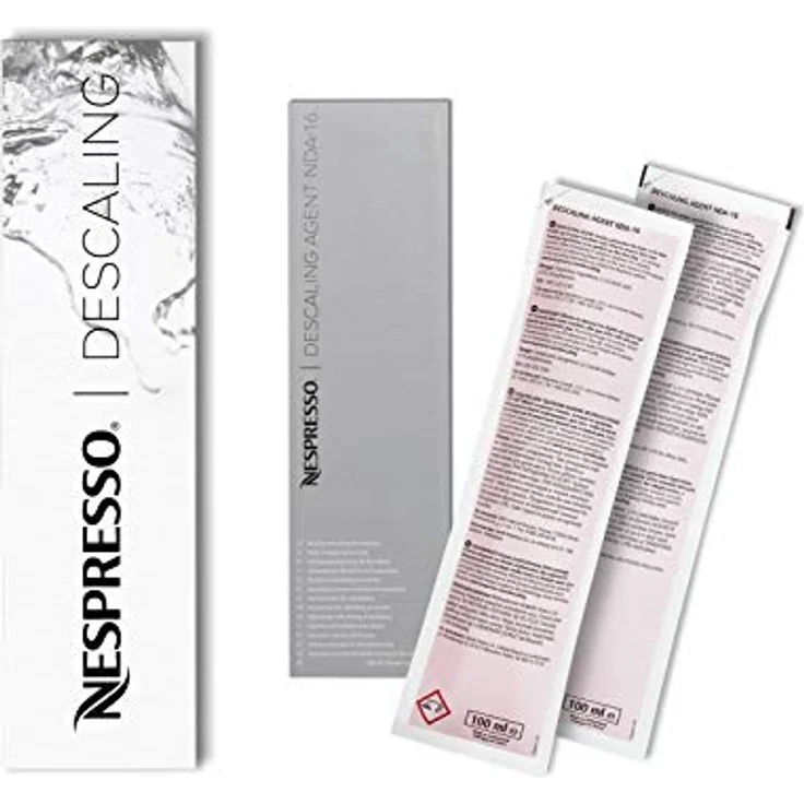 NESPRESSO Entkalker Set für Kaffeekapselmaschinen, 2er Pack Flüssigentkalker à 100ml, einfache & effektive Entkalkung – Bild 1