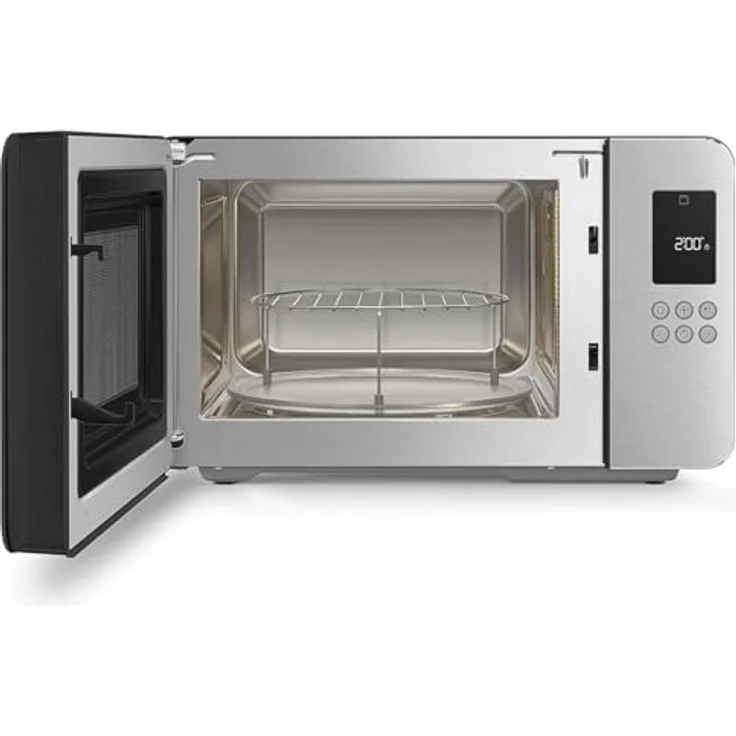 Smeg MOC01BLMEU Kombi-Mikrowelle mit Grill, 4 Garfunktionen, 18 Automatikprogramme, matte schwarze Oberfläche, Inverter-Technologie – Bild 5