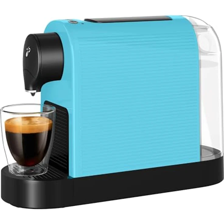 Tchibo Cafissimo „Pure plus“ Kapselmaschine, für Caffè Crema, Espresso und Kaffee, 0,8 l, 1250 Watt, Limited Edition Tropical Breeze – Bild 1