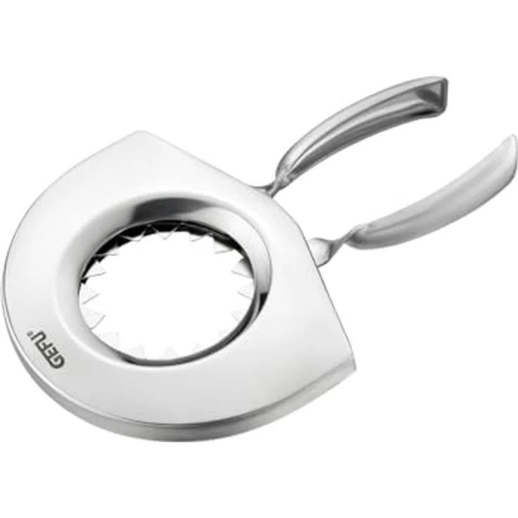 GEFU Eierköpfer SCISO, Edelstahl Eieröffner mit extrascharfen Zähnen für perfekten Schnitt, geeignet für gekochte & rohe Eier, alle Größen, einfache Handhabung – Bild 2