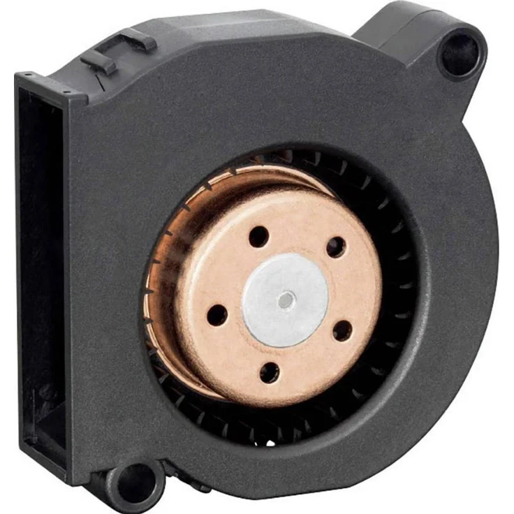 Papst EBM 9591904100 Radiallüfter, 12V Belüftungsventilator mit 9.6 m³/h Luftdurchsatz, schwarz – Bild 1
