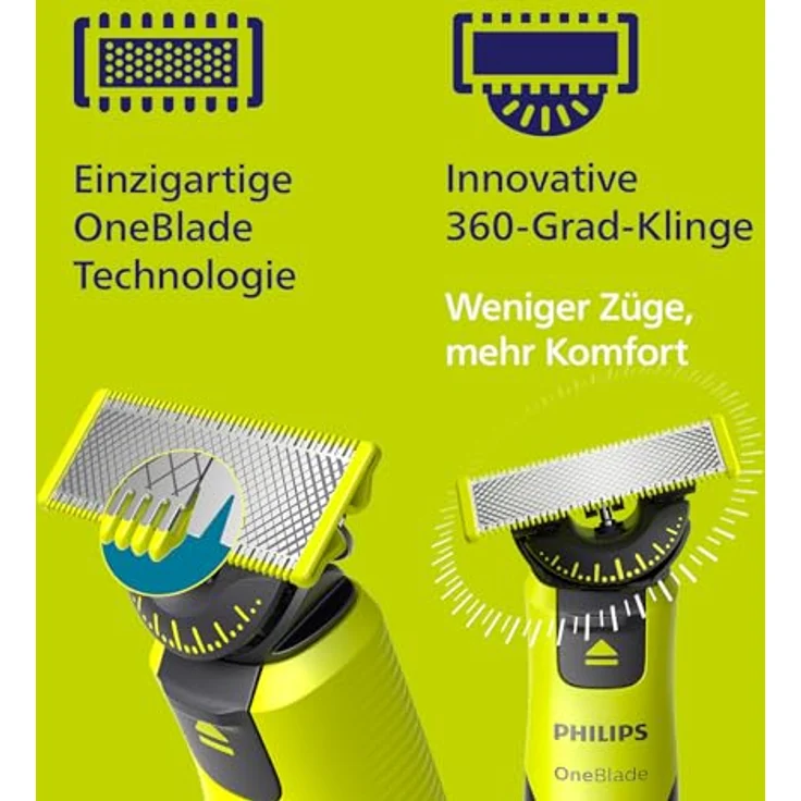 Philips Elektrorasierer OneBlade 360 Face + Body with Connectivity QP4631/30, Schwarz – Bild 5