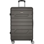 Nowi Bergamo 4 Rollen Trolley 75 cm, Grau (96 l, XL)