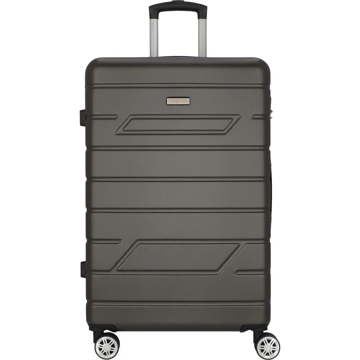 Nowi Bergamo 4 Rollen Trolley 75 cm, Grau (96 l, XL) – Bild 1