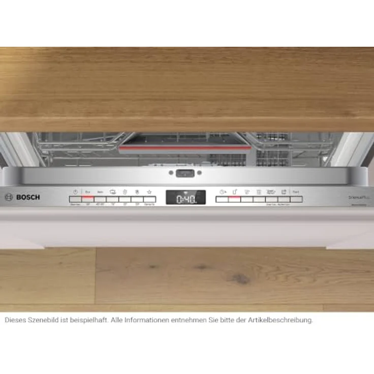 Bosch SMD6ECX12E Vollintegrierter Einbaugeschirrspüler, 13 Maßgedecke, Energieeffizienzklasse C, Home Connect-fähig, Eco Silence Drive – Bild 2