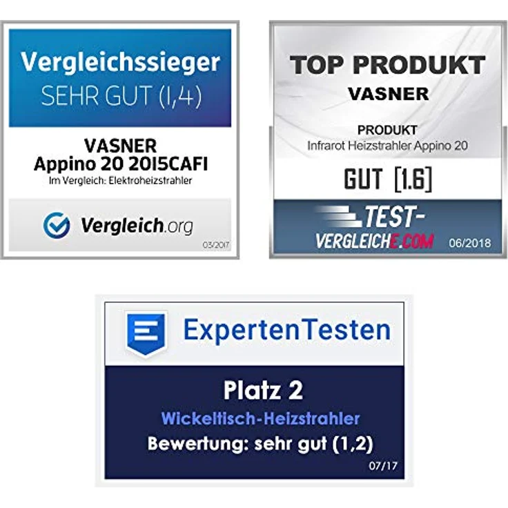 Infrarotstrahler Appino 20, 2000 W, Heizstufen, Fernbedienung und App, Heizstrahler – Bild 3