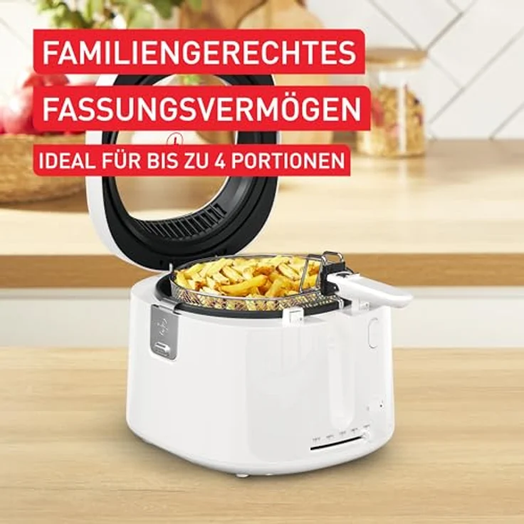 Tefal Filtra Vision Fritteuse, 1900 W, extragroßes Sichtfenster, Filtersieb, 1,2 kg Fassungsvermögen – Bild 6