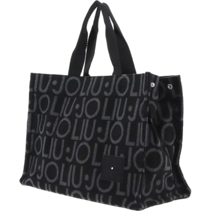 Liu Jo Shopper Tasche L, 40 cm, schwarz, 100% Polyester, Maße: 40 cm x 16 cm x 30 cm – Bild 2