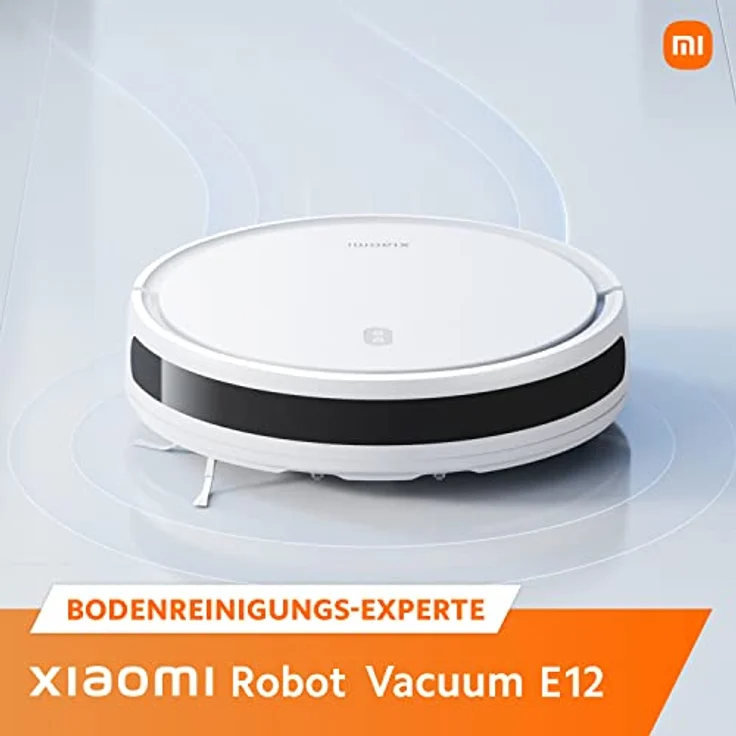 Xiaomi Robot Vacuum E12 Saug- & Wischroboter, Smart Reinigungsplan mit APP Steuerung und Google & Alexa, 4000 Pa Saugkraft, 110 Min Laufzeit, Teppich Tierhaare Hartböden, Ladestation, WLAN – Bild 2